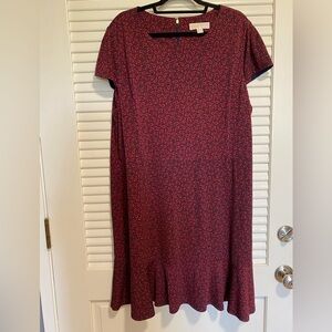 Michael Kors Plus Size Midi Dress